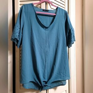 Shop Basic Size Large Blue Shirt